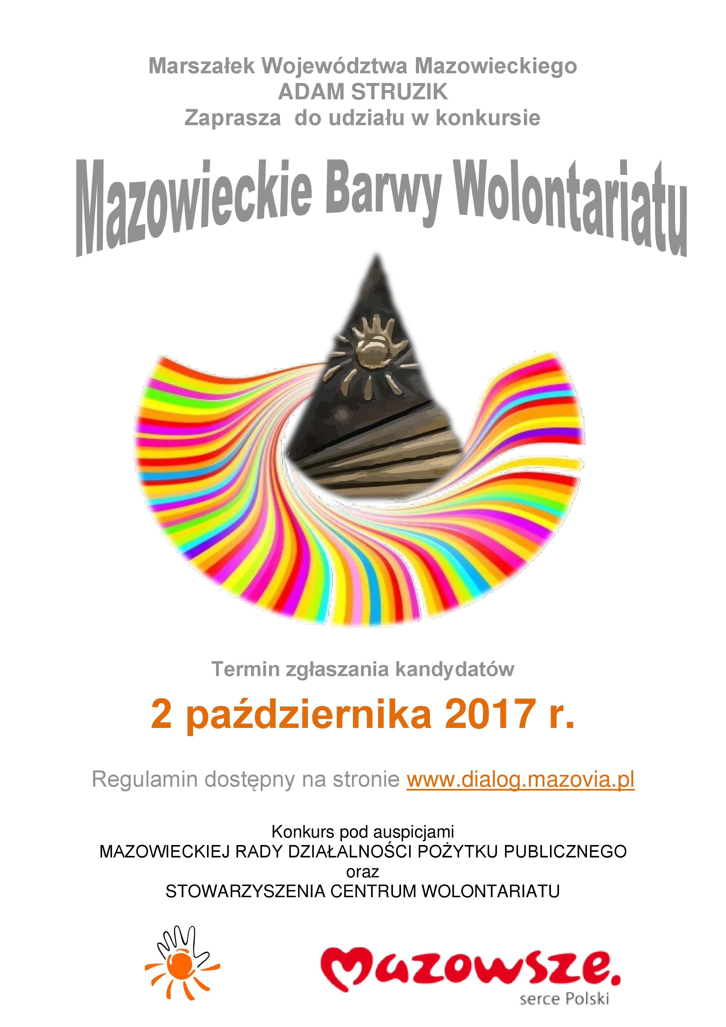 Barwy wolontariatu Projekt Plakatu 1