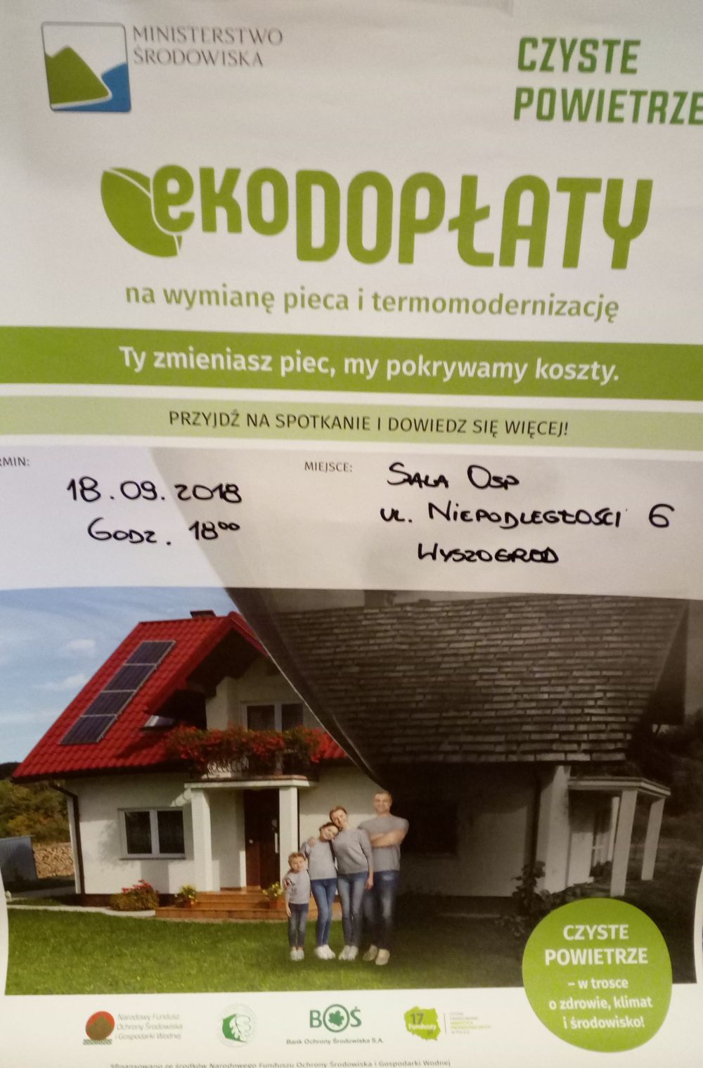 Eko dopłaty spotkanie OSP Wyszogód