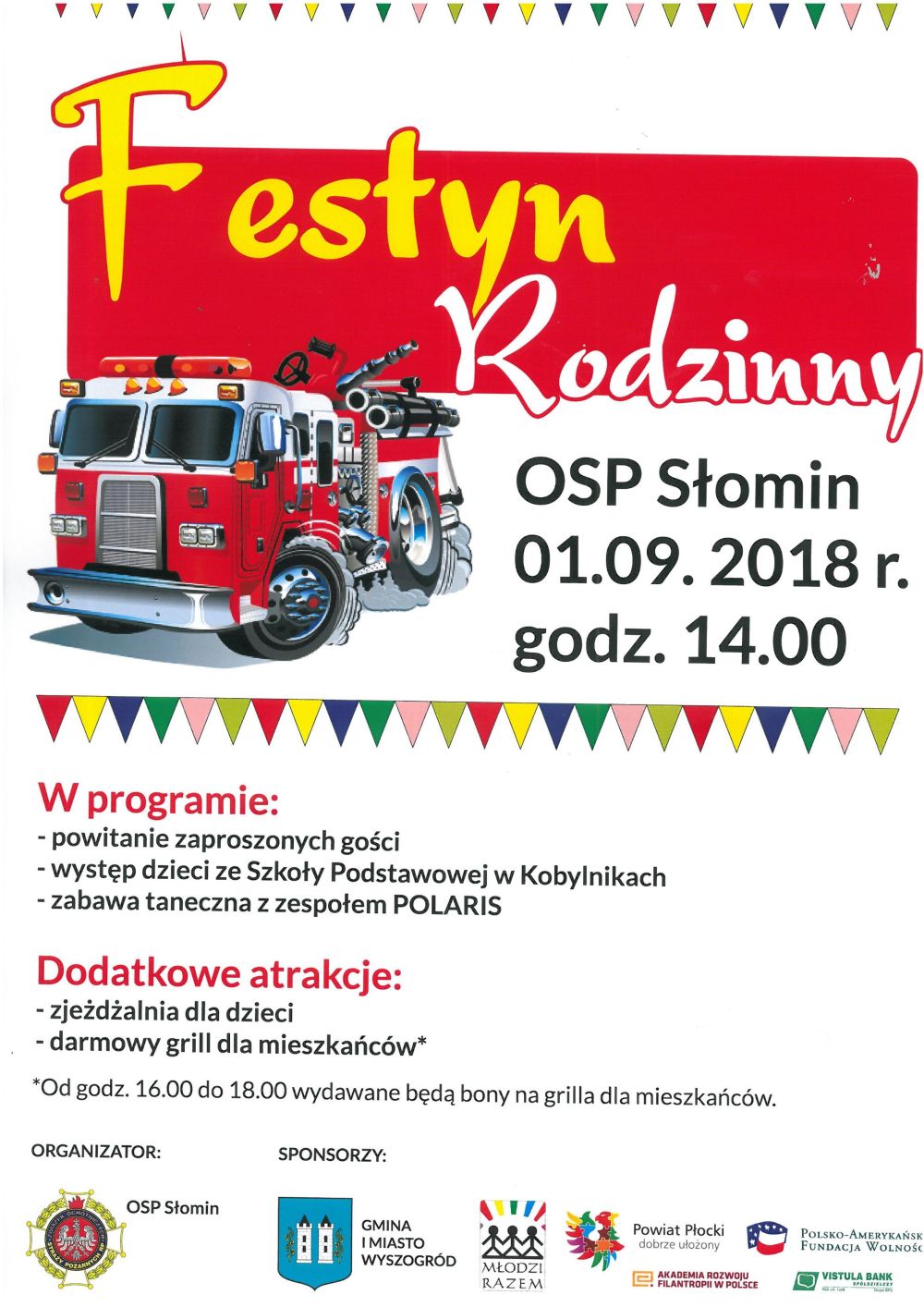Festyn Rodzinny Słomin 01.09.2018r